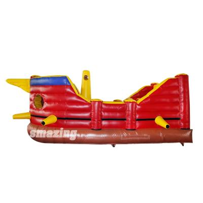 China New Pirate Outdoor Inflatable Boat Slide Entertainment Giant Inflatable Pirate Ship For Sale for sale