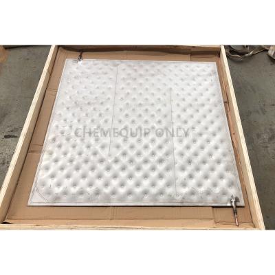 China Energy saving pillow plate other refrigeration and heat exchange equipment fiber laser welded pillow plate heat exchanger 304 for sale