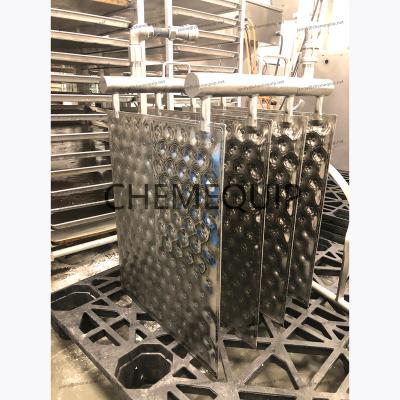 China Industrial Cooling Solutions 304 Immersion 316l Stainless Steel Pillow Plates Industrial Liquid Water Cooling for sale