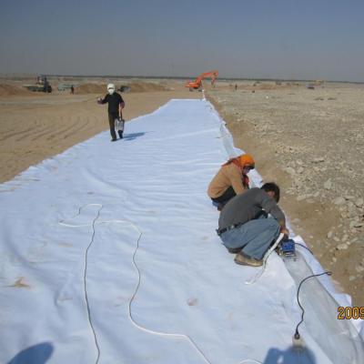 China Tejido de geotextil no tejido de fibras cortas de PP PET Geotextil para ingeniería geotecnica en venta