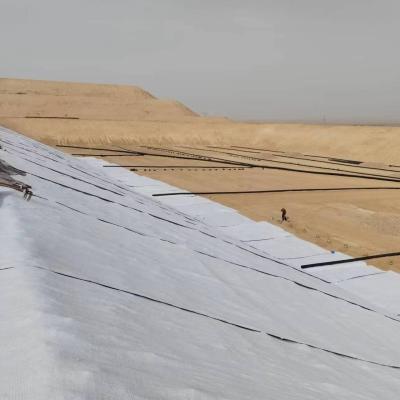 Chine Longueur de 50 à 100 m/rouleau sur demande Géotextile non tissé pour décharge 200 à 1000 g/m2 à vendre