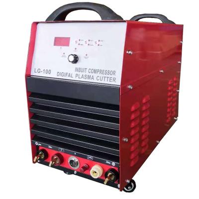 China Hotels LG-100 Digital CNC Plasma Cutting Machine with Built-in Air Compressor CNC/MMA Multifunctional for sale