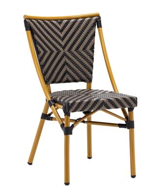 China UV Resistant Bamboo Look Rattan Chairs For Bistros , Restaurant , Garden for sale