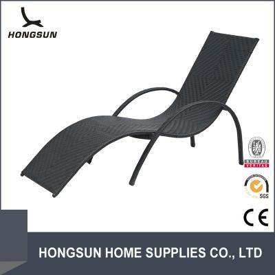 China UV-Resistant Water Proof/ect Anti-rust Rattan Stackable Outdoor Furniture Aluminum Beach Lounger for sale