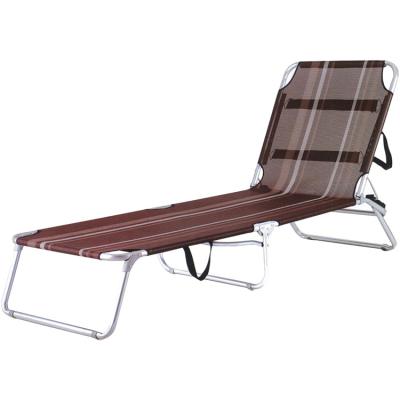 China Lightweight Customized Promotional Products Beach Outdoor Rest Aluminum Lounge Chair for sale