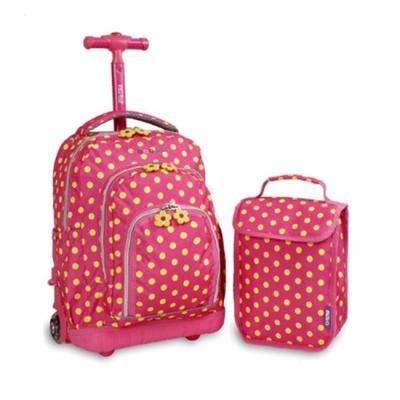 China Lovely 2019 lovely new products children school bags trolley school bag school cart trolley backpack for sale