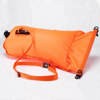 China Lightweight High Visible Safety Free Water Bubble Swim Buoy Waterproof Float for sale