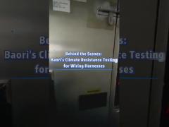 Baori‘s Climate Resistance Testing For Wiring Harness