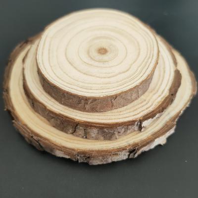 China China Round Wood Slices Wholesale Customized Pine Wood Round Natural Wood Slices Drink Coasters for sale