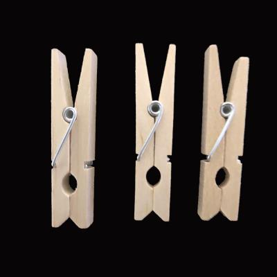 China Natural wooden clothespins for sale