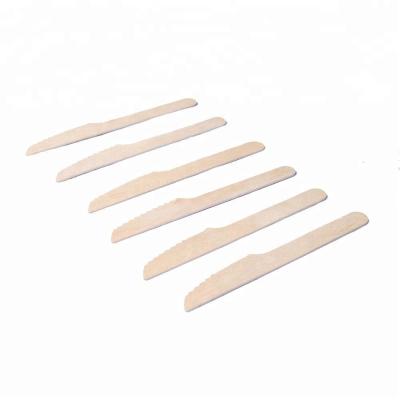 China Birch Disposable Disposable Cutlery Wooden Butter Knife for sale