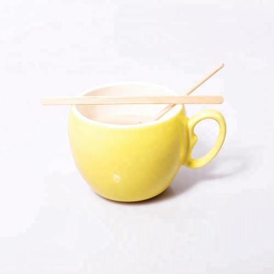 China Sustainable Disposable Wooden Wooden Round Stick Coffee Stirrers Coffee Head Stirrer for sale