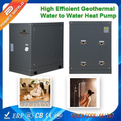 China Portable 8.2kw Mini Geothermy Water to Water Heater Pumps to Heated Floor or Residential Hot Water for sale