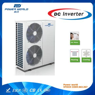 中国 Dc インバーター 12.8kw 空気調節に水をまく住宅のヒート ポンプの空気 販売のため