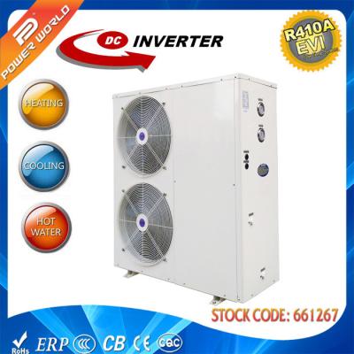 China 50Hz 220V Hoge COP Warmtepomp, R410A-de Pomp van de het Waterverwarmer van de Koelmiddelengelijkstroom Omschakelaar Te koop