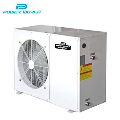 China 3.5KW a la pompa de calor aire-agua del monoblock de la pompa de calor del aire del ciclo del agua de la pompa de calor 6.8KW para el agua caliente doméstica en venta