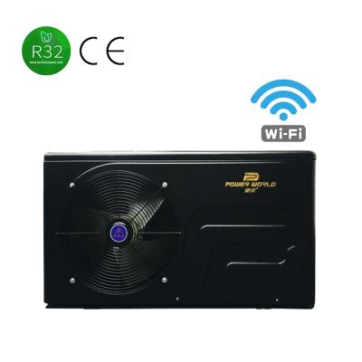 China High COP saving energy wifi vertical small DC Inverter swimming pool heat pump for sale