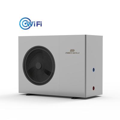 China New energy stainless steel thermostat anticorrosion air source EVI DC inverter heat pump for sale