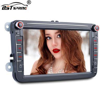 China GPS Bosstar 8 Inch Car Radio VCR For Universal VW Vlokswagon Gps Navigation Car Stereo for sale