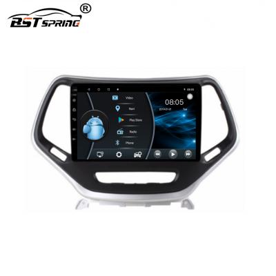 China Bosstar Android 2.5d GPS Gps Navigation System Car Radio For 2014-2018 Jeep Cherokee Car Video DVD Player for sale