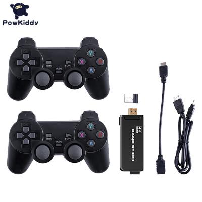 China Powkiddy S2 4K HD Video Game Console 32GB 3000 cps Games PS1 Mini Retro Wireless Game Console Dual Connection Controller Kids Gift for sale