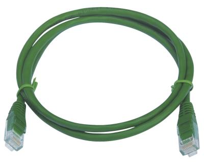 China Green UTP CAT5E Patch Cable for sale