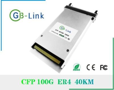 China transceptor óptico SFP MSA SR4 complacente Cisco de 100G ER4 40KM CFP compatível à venda