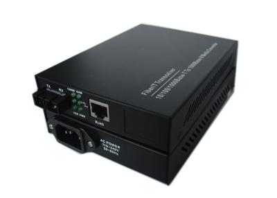 China Single / Dual Fiber Optic Media Converter with Half / Full Duplex for sale