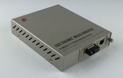 China 10 / 100 / 1000Base-TX to 1000Base-FX Managed Media Converter Card for sale