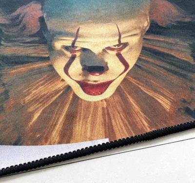 China 3D trap vision carpet living room bedroom floor manhole cover cartoon printed clown for sale