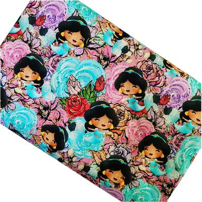 China Custom Printed Fabric Anti-Static 100%cotton Woven Printing DIY Prints Cartoon Kids Sheet Fabrics for sale