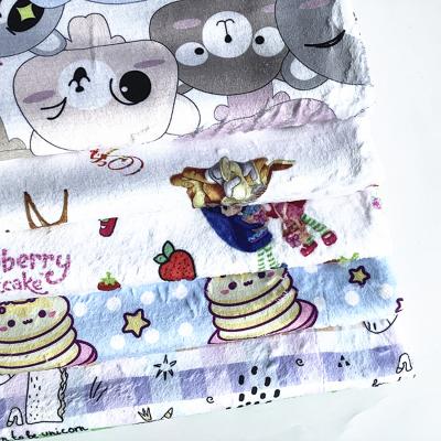 China Anti Pill Best Sell Minky Fabric Polyester Soft Fleece Customized Character Cartoon Printed Home Textiles For Baby Blanket And Sleepwear for sale