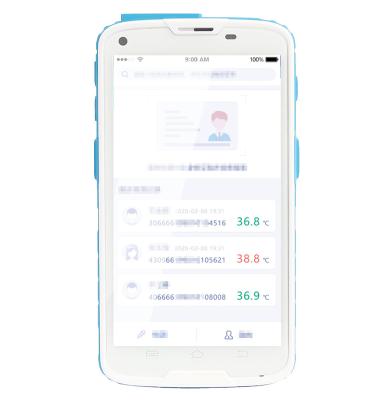 China Multifunctional 2G/3G/4G/WIFI/BLTH Handheld Computer 5.0 InchTemperature Measuring Built-in Handheld Data Terminal for sale