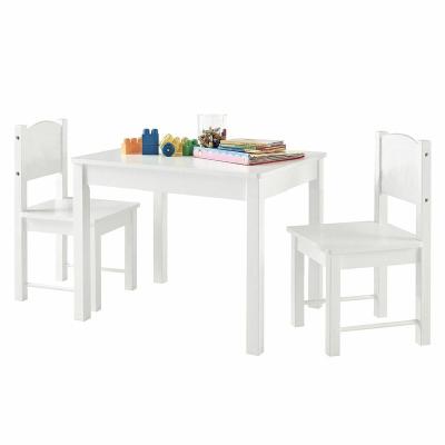 China Traditional Wooden Table and Chair Set with 2 Chairs Ideal for Arts and Crafts, Snack Time, Homeschooling, Work for sale