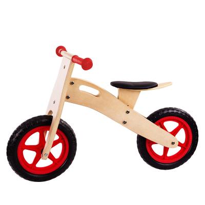 China Ride on Toy Wooden Balance Bike Kids Ride on Car Toy Bicycle Outdoor for sale