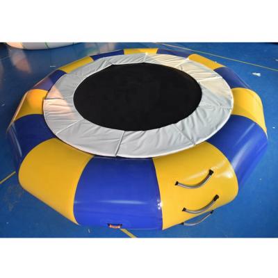 China Inflatable Sea Trampoline / Water Trampoline With 4.5 Spring Diameter for sale