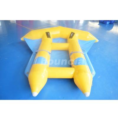 China Sea Double Row Water Games Inflatable Flyfish , Flying Towables For Kids And Adults for sale