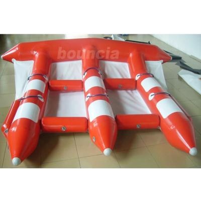 China Commercial Sea Use 3Tubes Towable Inflatable Flying Banana Boat For Sale for sale