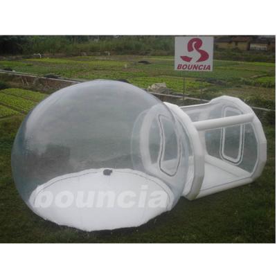 China Outdoor Clear Outdoor Camping Inflatable Bubble Tent with 0.5mm PVC for sale