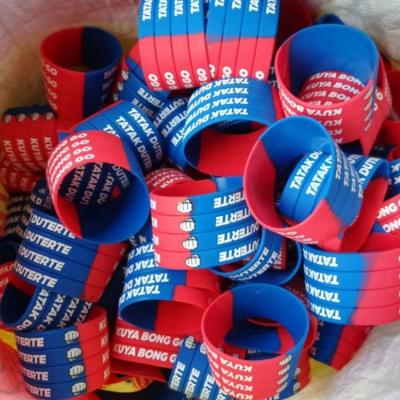 China CLASSIC Philippines Election Campaign Wrist Band Baller Band for Election for sale