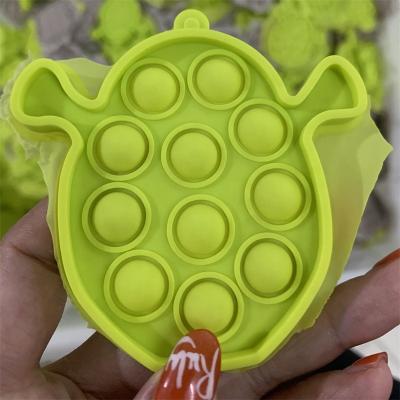 China Kids Toy Mini Silicone Turtle Sensory Fidget Key Chain for sale