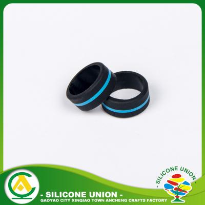 China Silicone Ring for Promotion Coloring Shaped Women's Silicone Jewelry Ring for sale