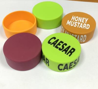 China Custom Non Spill Food Grade Silicone Bottle Lids Custom Printed Your Logo for sale