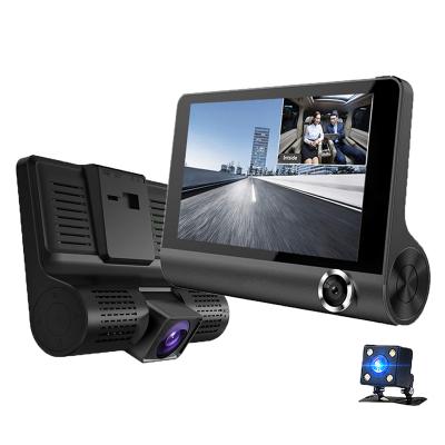 China Newest loop car camera recorder support fhd 1080P vehicle black box car dash recording cam with rear camera for sale