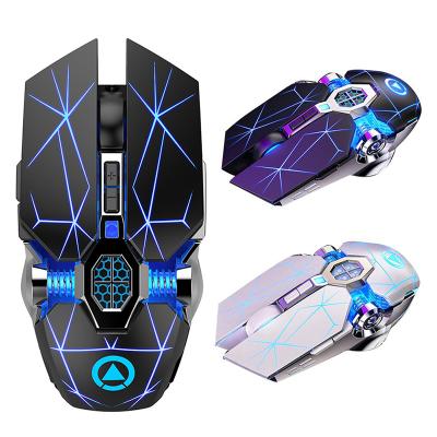 China Wireless Mouse A7 Wireless Optical Silent Mouse USB Rechargeable Gaming Mouse For Home Office Game for sale