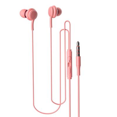 China Waterproof Portable 3.5mm Subwoofer In-Ear Headphones Comfortable Microphone Earbuds For Karaoke Talking Games With Cable Headphones for sale