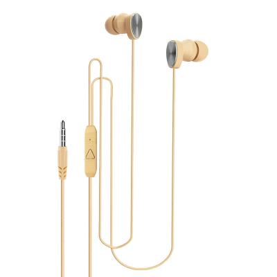 China Breathable New Color Wired 3.5mm Stereo Earbuds Plug-in Microphone Base Earbuds for sale