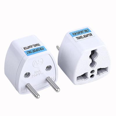 China 4.0mm Power Converter Plug Universal Travel Plug European Standard European Adapter Residential/General Purpose European Conversion Plug for sale