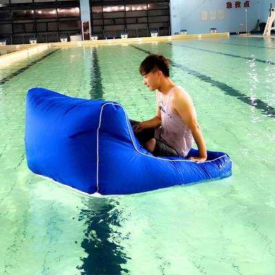 China 600D Polyester With PVC Coating Waterproof Extra Large Pool Floats Adult Bean Bag Outdoor Lounger Chair for sale