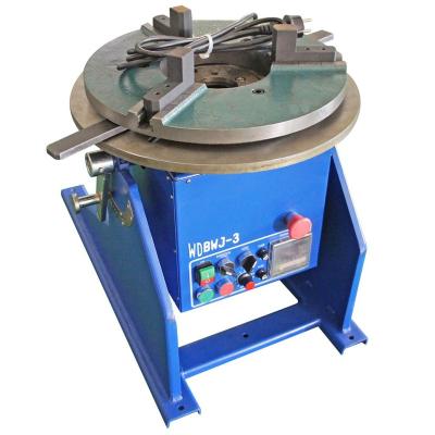 China Hotels welding lathe table turntable/welding positioner can stop alone 300KG loading capacity with 400mm welding chuck for sale